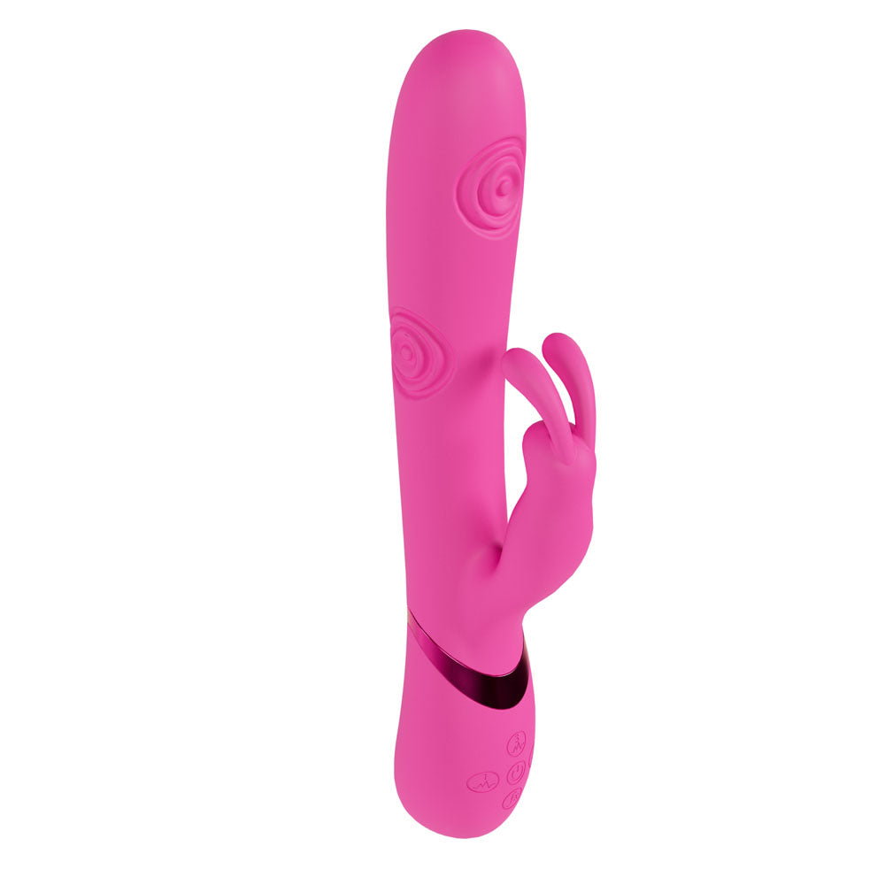 VIVE Mimi - Pink Rechargeable Vibrating & Tapping Rabbit Vibrator