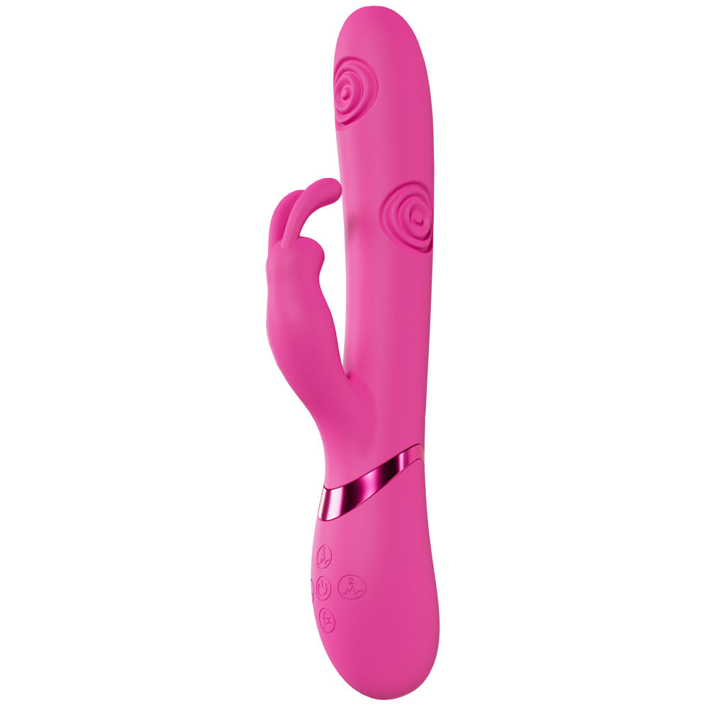 VIVE Mimi - Pink Rechargeable Vibrating & Tapping Rabbit Vibrator