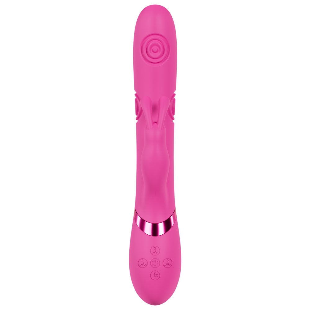 VIVE Mimi - Pink Rechargeable Vibrating & Tapping Rabbit Vibrator