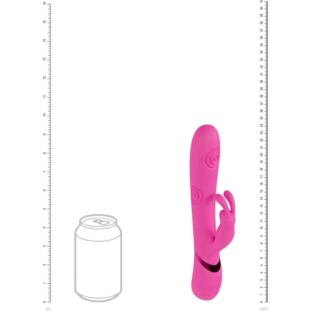 VIVE Mimi - Pink Rechargeable Vibrating & Tapping Rabbit Vibrator