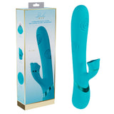 VIVE Fiore - Blue Rechargeable Tapping Rabbit Vibrator
