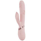 VIVE Fronda - Pink Rechargeable Tapping Rabbit Vibrator