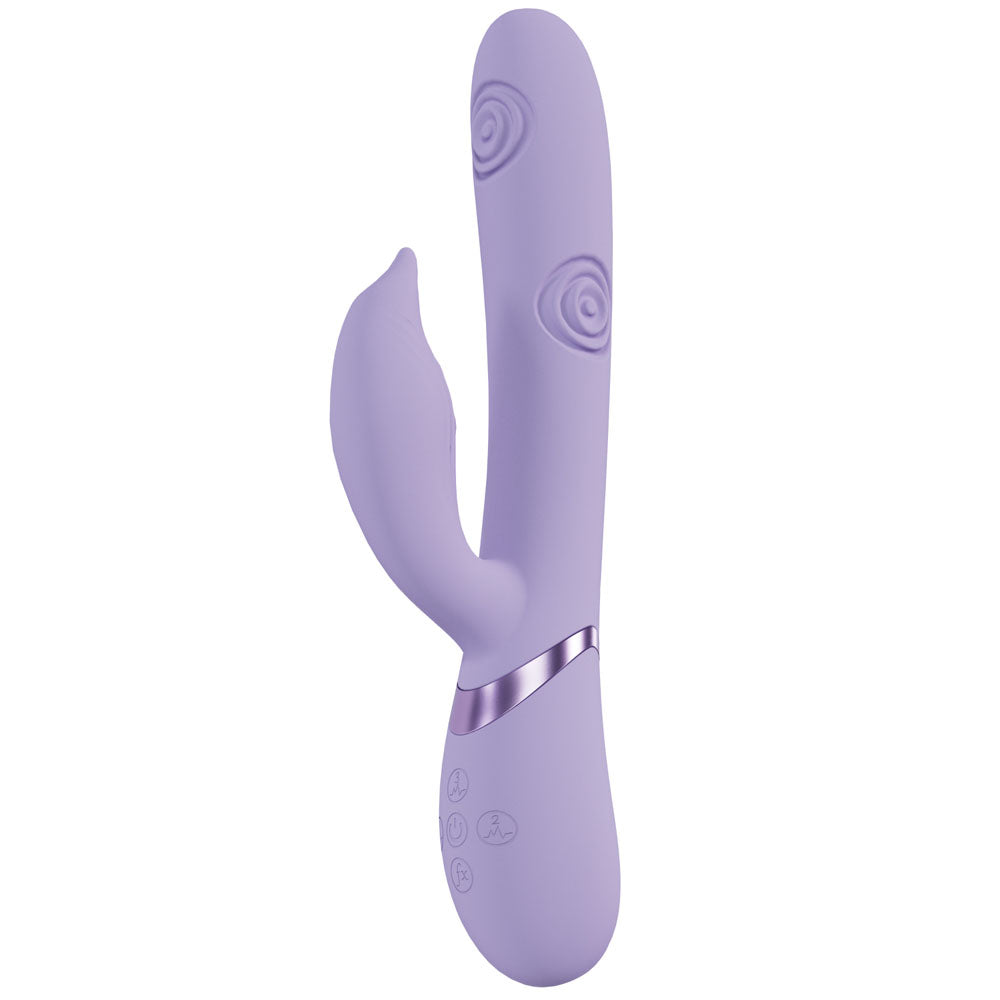 VIVE Pallina - Purple Rechargeable Tapping Rabbit Vibrator