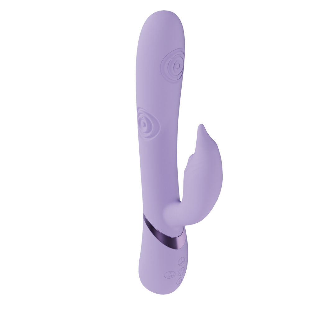 VIVE Pallina - Purple Rechargeable Tapping Rabbit Vibrator