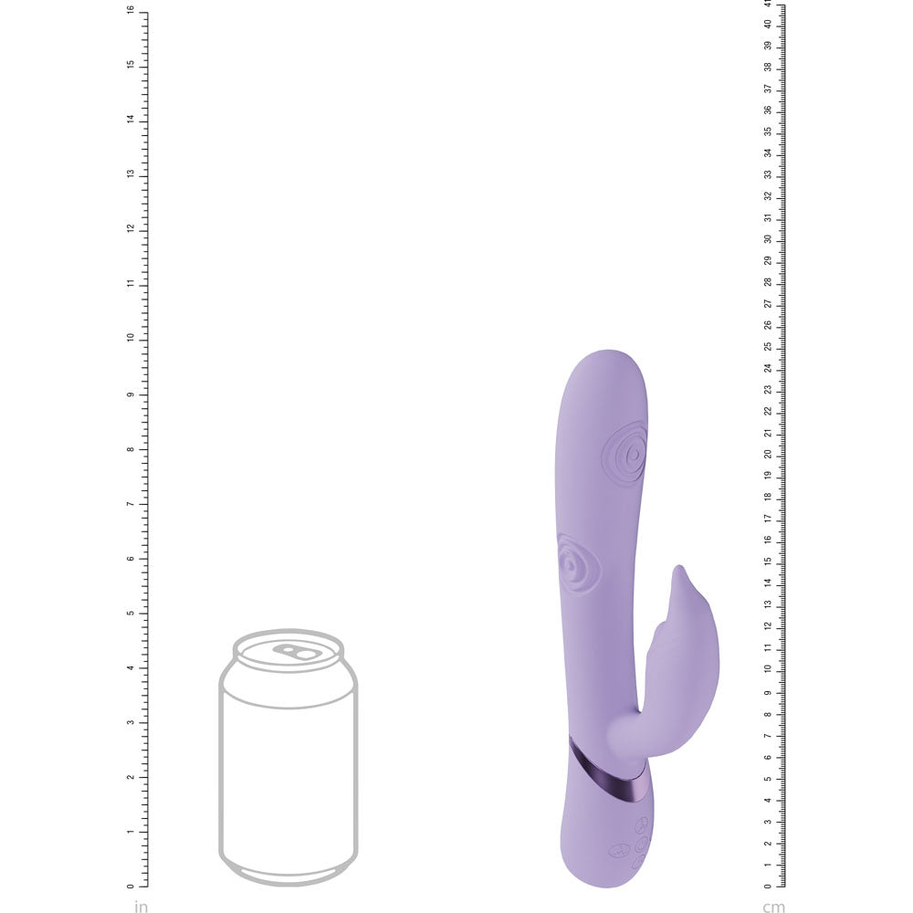 VIVE Pallina - Purple Rechargeable Tapping Rabbit Vibrator