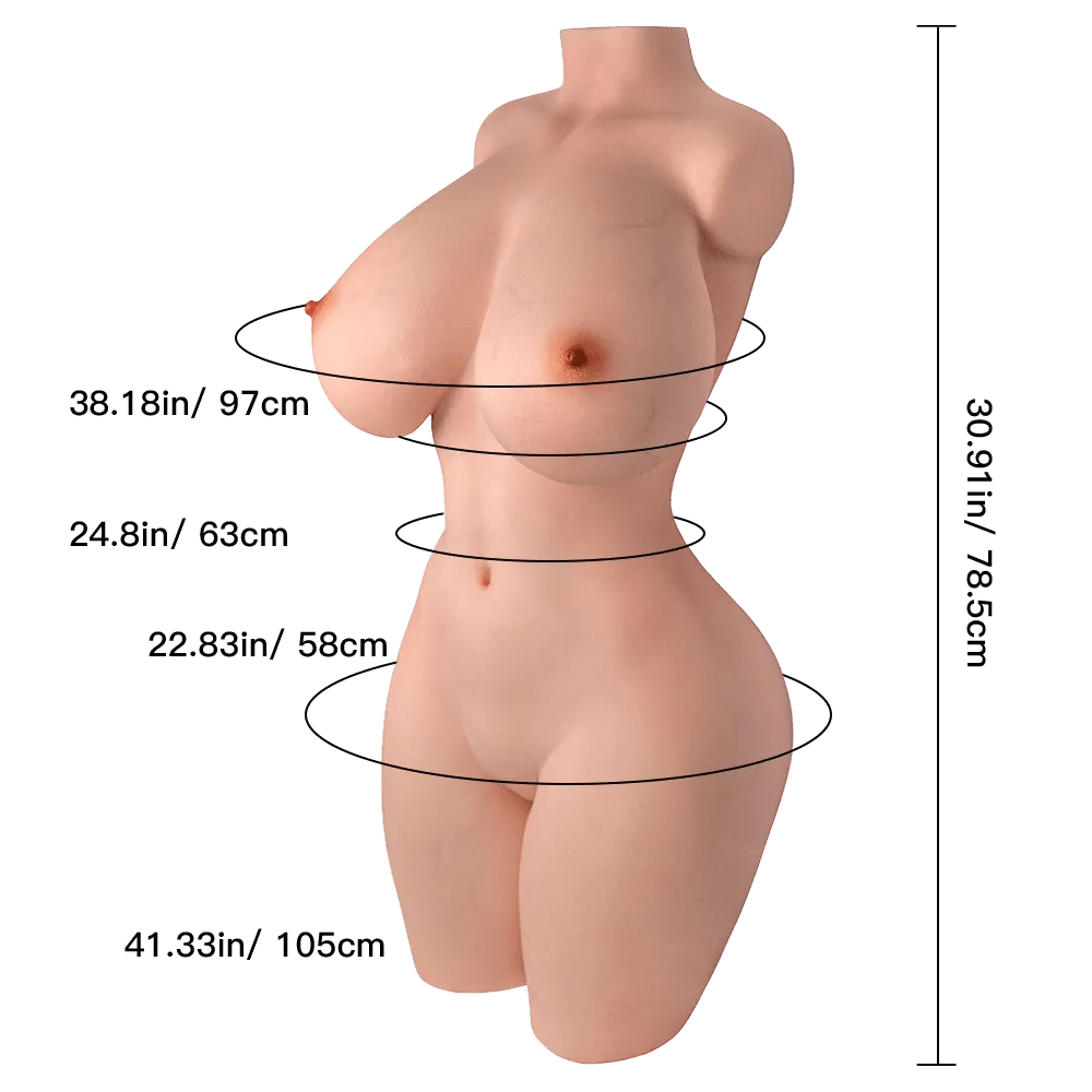 Vanessa BBW Silicone Sex Doll With Big Boobs