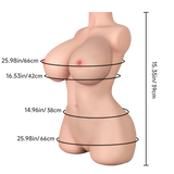 Veronica Big Boob Mini Silicone Sex Doll Torso