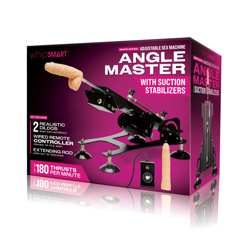 WhipSmart Angle Master Adjustable Sex Machine - Mains Powered Sex Machine - Naughty by Nature Adult Store
