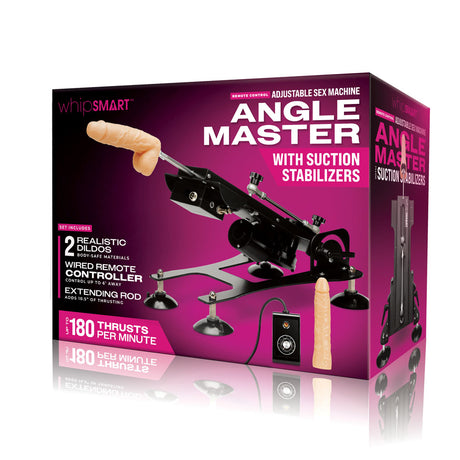 WhipSmart Angle Master Adjustable Sex Machine - Mains Powered Sex Machine - Naughty by Nature Adult Store