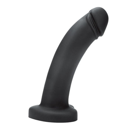 WhipSmart Heartbreaker 7'' Heart Base Dildo - Black 17.8 cm Dong with Heart Shaped Base - Naughty by Nature Adult Store