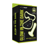 WhipSmart Glow In The Dark 4pc Strap-On Set - Glow in Dark 15.2 cm Strap-On with Eye Mask & Rope - Naughty by Nature Adult Store