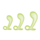 WhipSmart Glow In The Dark 3pc Prostate Training Kit - Glow In Dark Prostate Massagers - Set of 3 Sizes - Naughty by Nature Adult Store