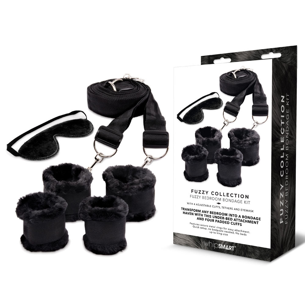 Whipsmart Fuzzy Bedroom Bondage Kit For Safe Fun Play