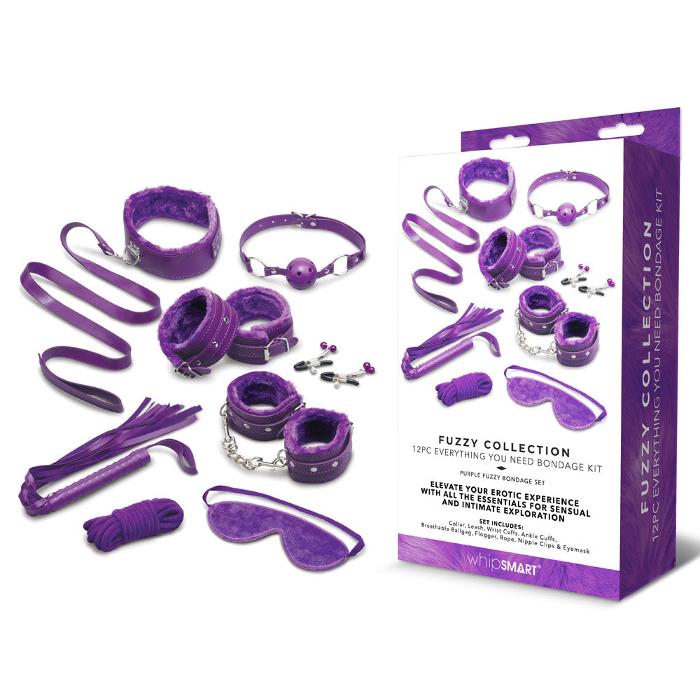 WhipSmart Fuzzy Collection Bondage Kit for Couples Play