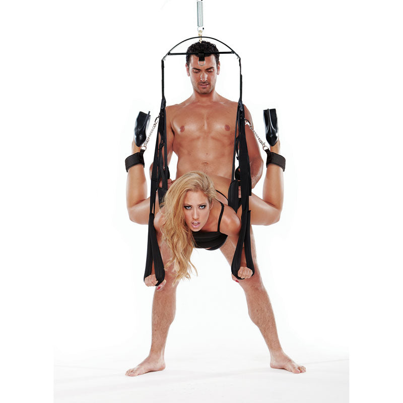 WhipSmart Fantasy Bondage Swing - Black Swing - Naughty by Nature Adult Store
