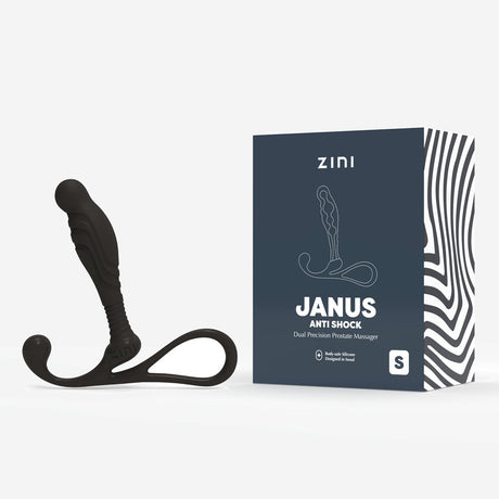 Zini Janus Anti Shock - Small - Black Small Prostate Massager - Naughty by Nature Adult Store