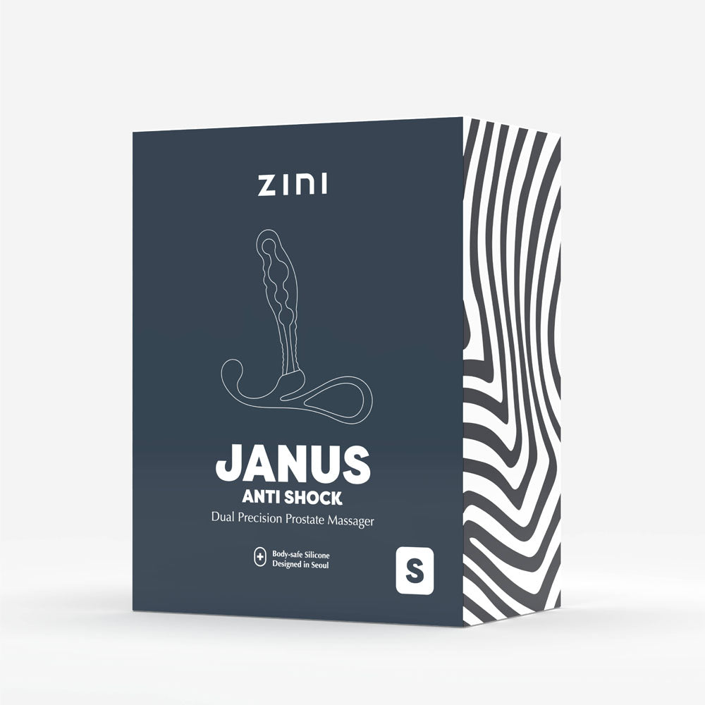 Zini Janus Anti Shock - Small - Black Small Prostate Massager - Naughty by Nature Adult Store