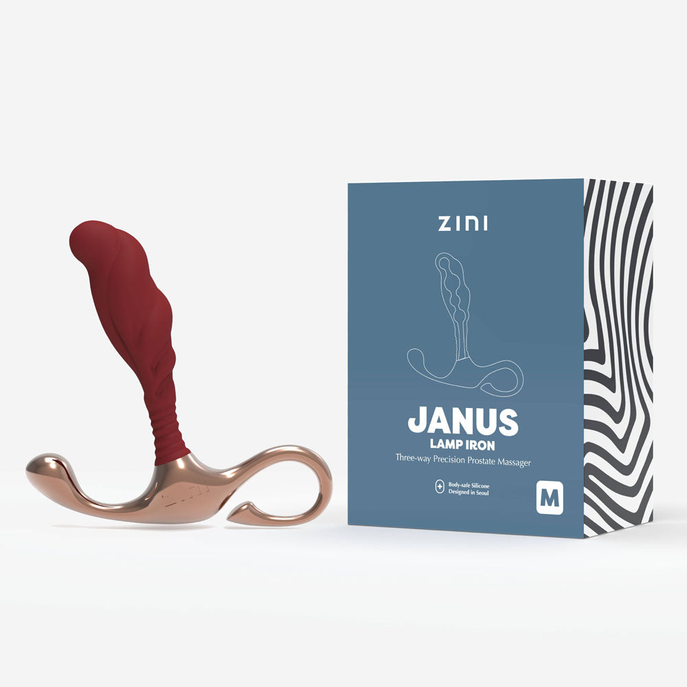 Zini Janus Lamp Iron - Medium - Red Medium Prostate Massager - Naughty by Nature Adult Store