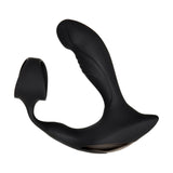 Zero Tolerance Strapped & Tapped - Black USB Rechargeable Heating Anal Plug with Cock Ring - Naughty by Nature Adult Store