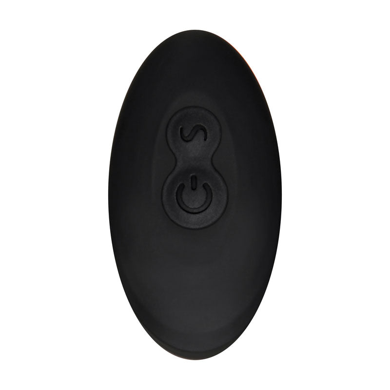 Zero Tolerance Strapped & Tapped - Black USB Rechargeable Heating Anal Plug with Cock Ring - Naughty by Nature Adult Store