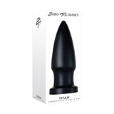 Zero Tolerance The Titan - Black Giant Butt Plug - Naughty by Nature Adult Store