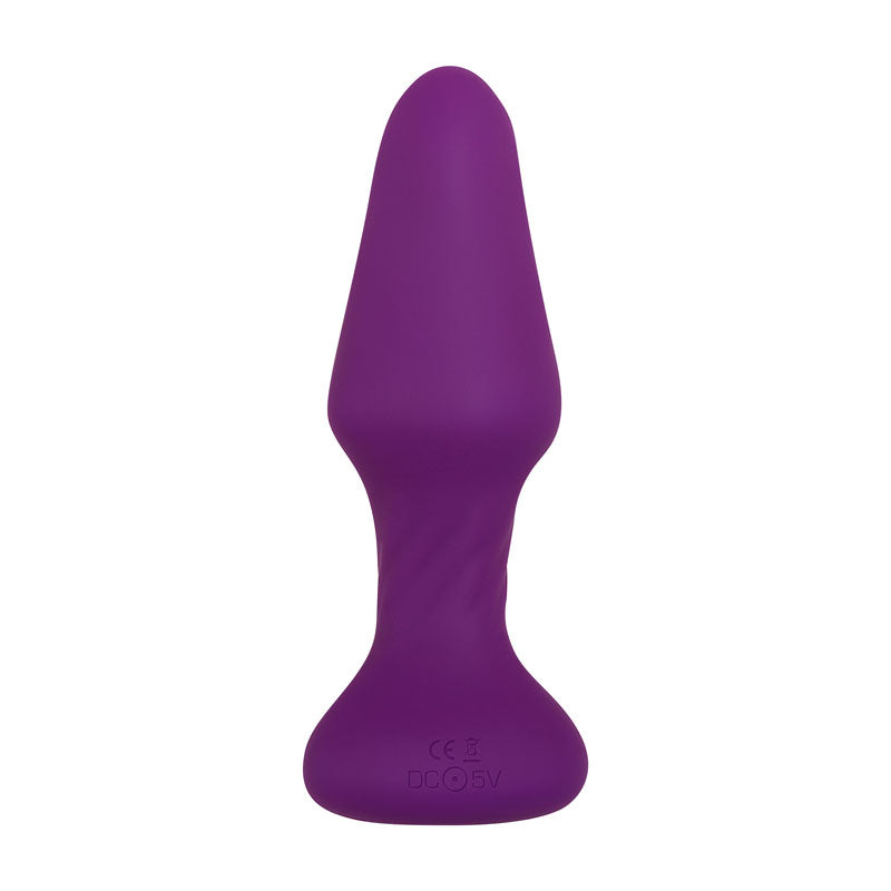 Zero Tolerance Tunnel Teaser - Purple 13.9 cm USB Rechargeable Butt Plug with Wireless Remote - Naughty by Nature Adult Store