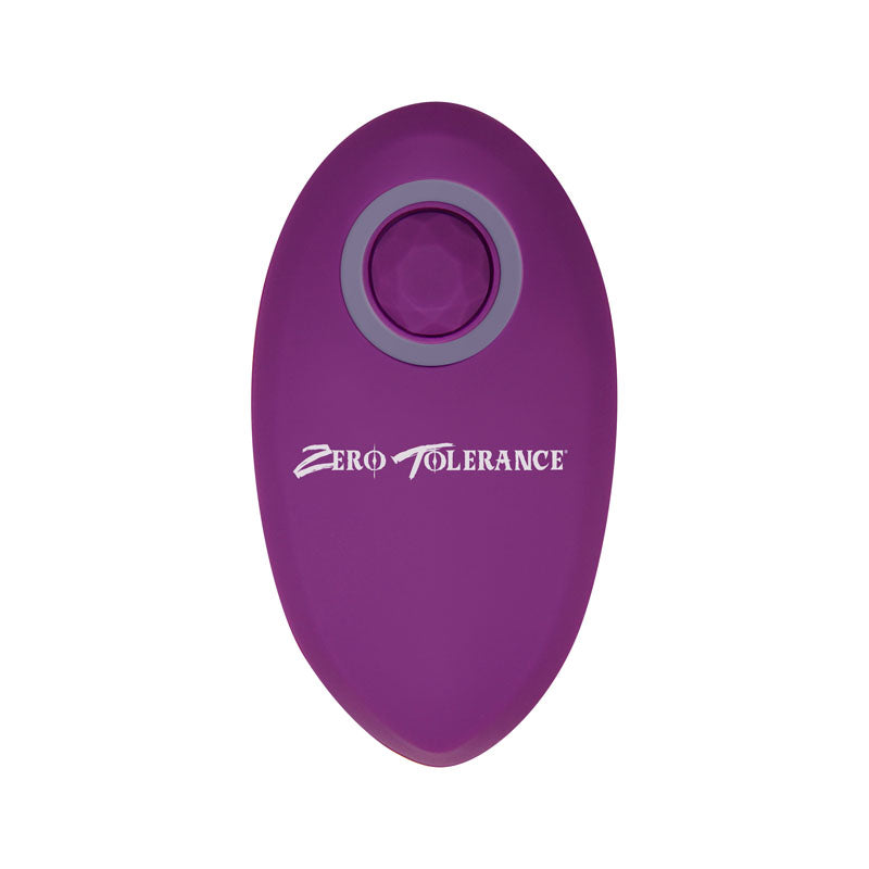 Zero Tolerance Tunnel Teaser - Purple 13.9 cm USB Rechargeable Butt Plug with Wireless Remote - Naughty by Nature Adult Store