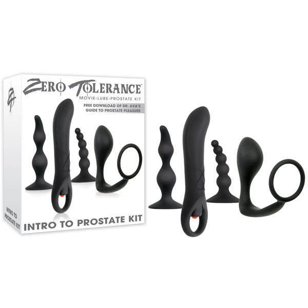 Zero Tolerance Intro To Prostate Kit - 4 Piece Set - Naughty by Nature Adult Store