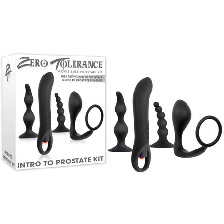 Zero Tolerance Intro To Prostate Kit - 4 Piece Set - Naughty by Nature Adult Store