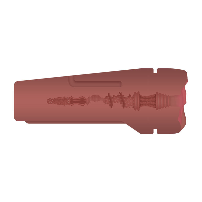Zero Tolerance GRIP IT DARK - Brown Vagina Stroker - Naughty by Nature Adult Store