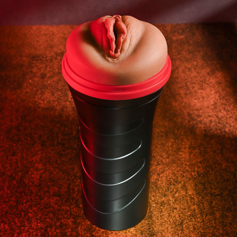 Zero Tolerance POP ON THE GO Dark - Brown Vagina Masturbator - Naughty by Nature Adult Store