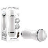 Zero Tolerance DOUBLE DIP - White/Clear 21.2 cm Double Ended Stroker - Naughty by Nature Adult Store