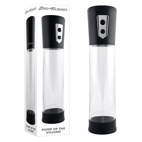Zero Tolerance PUMP UP THE VOLUME - Clear Automatic Penis Pump - Naughty by Nature Adult Store