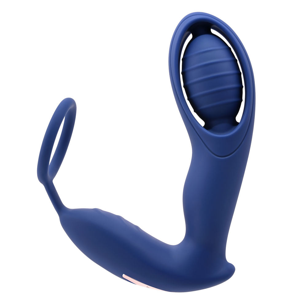 Zero Tolerance EXTRA MILE - Blue USB Rechargeable Vibrating Prostate Massager - Naughty by Nature Adult Store