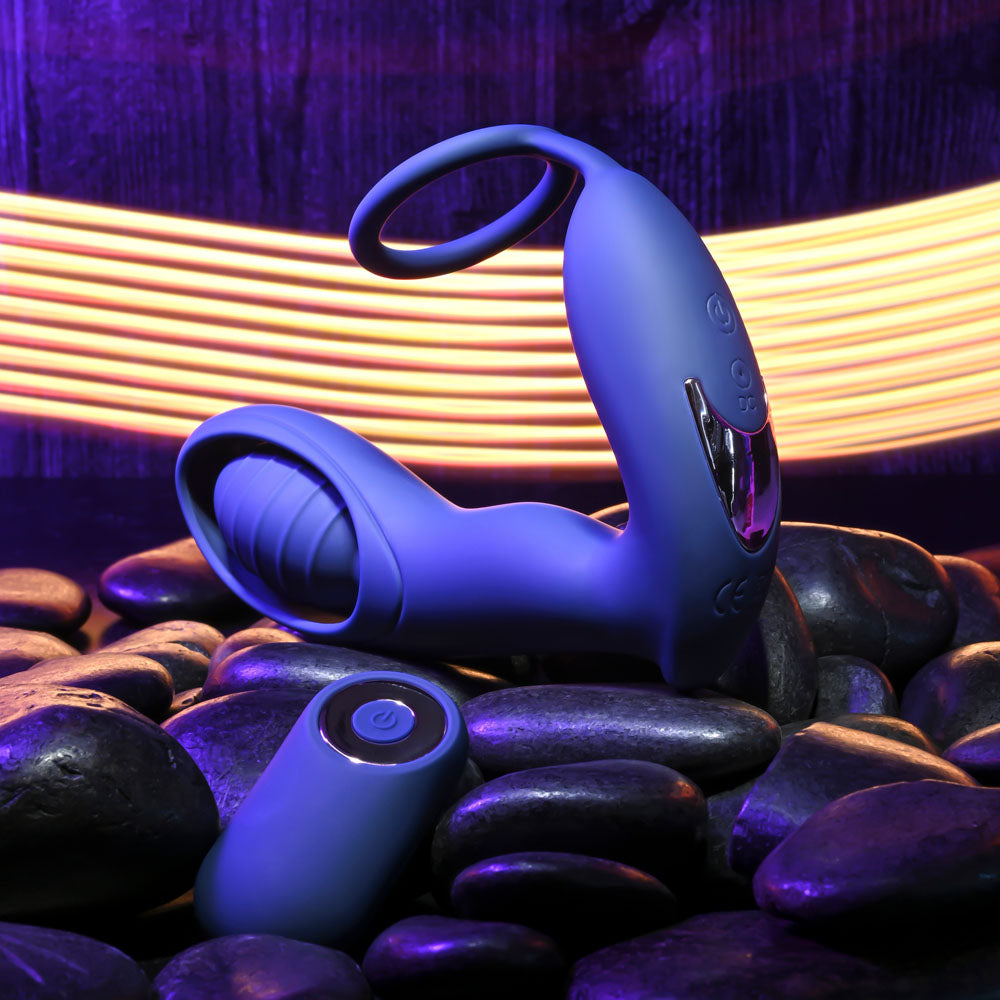Zero Tolerance EXTRA MILE - Blue USB Rechargeable Vibrating Prostate Massager - Naughty by Nature Adult Store