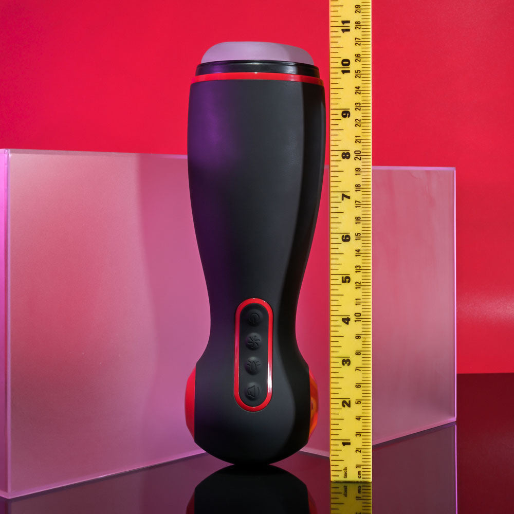 Zero Tolerance TIGHT SQUEEZE - USB Rechargeable Vibrating, Squeezing & Talking Stroker - Naughty by Nature Adult Store