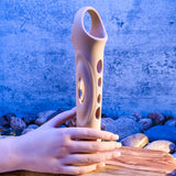 Zero Tolerance BIG BOY EXTENDER - Light - Flesh USB Rechargeable Vibrating Penis Extension Sleeve - Naughty by Nature Adult Store