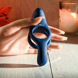 Zero Tolerance RING AROUND THE ROSY - Navy Blue USB Rechargeable Cock Ring - Naughty by Nature Adult Store