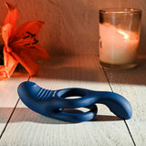 Zero Tolerance RING AROUND THE ROSY - Navy Blue USB Rechargeable Cock Ring - Naughty by Nature Adult Store