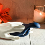 Zero Tolerance RING AROUND THE ROSY - Navy Blue USB Rechargeable Cock Ring - Naughty by Nature Adult Store