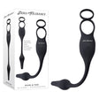 Zero Tolerance PLUG & TUG - Black USB Rechargeable Vibrating Cock Ring with Anal Plug - Naughty by Nature Adult Store