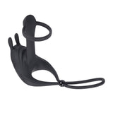 Zero Tolerance SADDLE UP - Black USB Rechargeable Vibrating Cock & Ball Rings - Naughty by Nature Adult Store