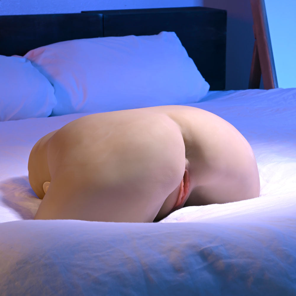 Zero Tolerance COME PLAY WITH ME - Light - Flesh Lifesize USB Rechargeable Thrusting Torso Masturbator - Naughty by Nature Adult Store
