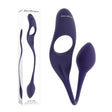 Zero Tolerance TIP TO TAIL - Blue USB Rechargeable Vibrating Butt Plug with Vibrating Cock Ring - Naughty by Nature Adult Store