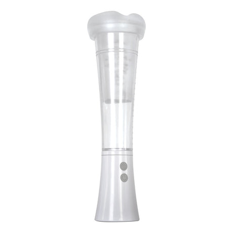 Zero Tolerance Sucking Good - White USB Rechargeable Vibrating Masturbator - Naughty by Nature Adult Store