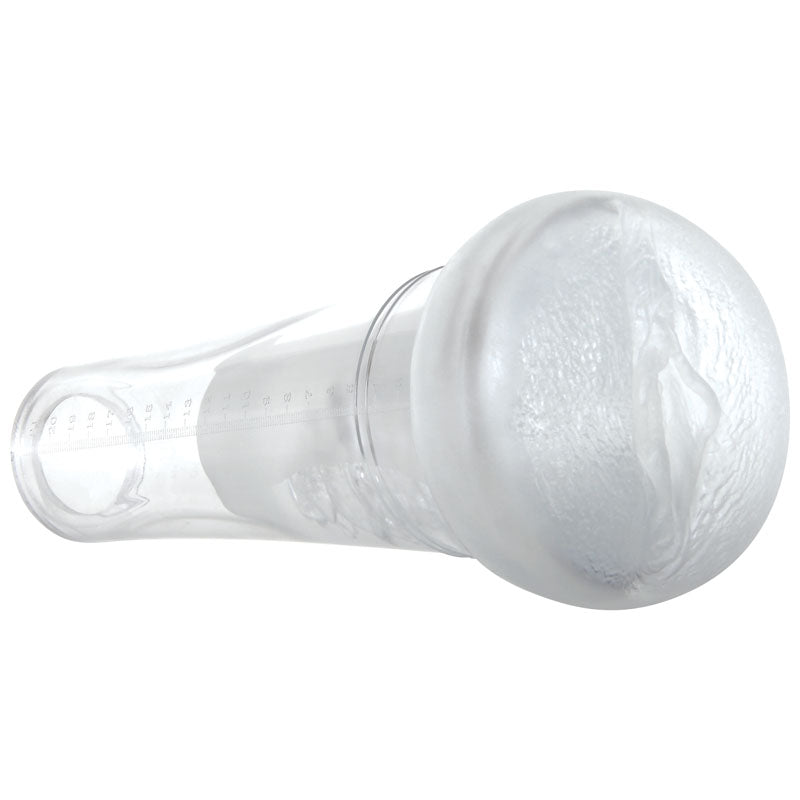 Zero Tolerance Sucking Good - White USB Rechargeable Vibrating Masturbator - Naughty by Nature Adult Store