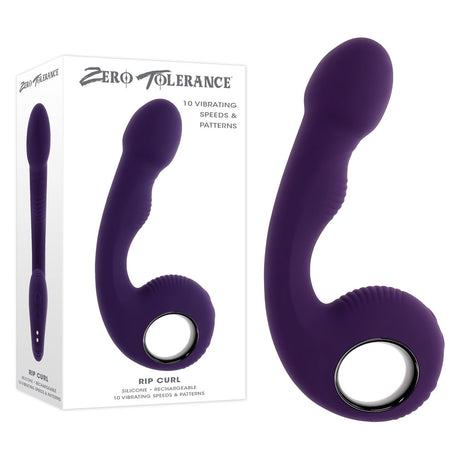 Zero Tolerance RIP CURL - Blue 16.7 cm USB Rechargeable Vibrator - Naughty by Nature Adult Store