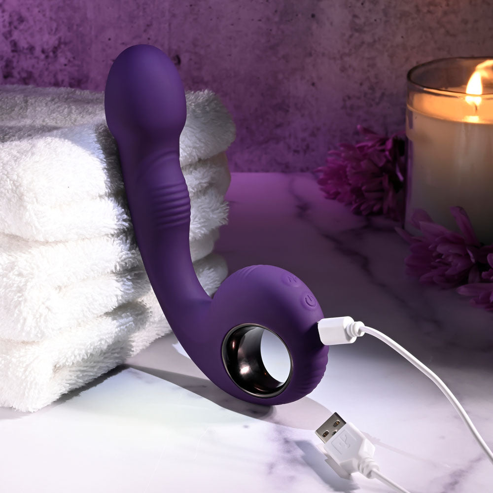 Zero Tolerance RIP CURL - Blue 16.7 cm USB Rechargeable Vibrator - Naughty by Nature Adult Store
