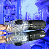 Zero Tolerance THRILL RIDE - Clear USB Rechargeable Thrusting, Rotating & Vibrating Stroker - Naughty by Nature Adult Store