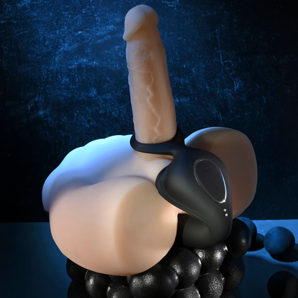 Zero Tolerance Ballin Black Prostate Massager Cock Ring Remote